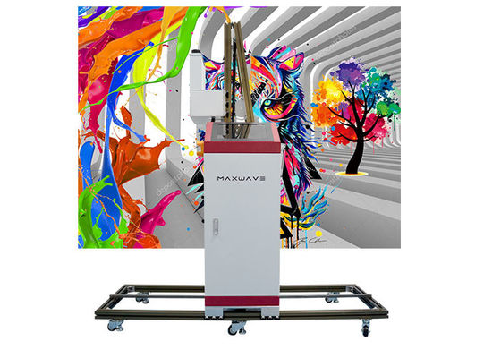 Single Head Dx7 3D Vertical Wall Painting Machine Printer Full Automatic