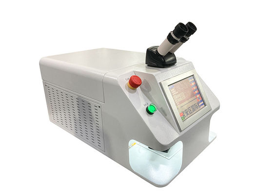 100J Gold Laser Welding Machine 8X Lens Water Cooling Single Phase