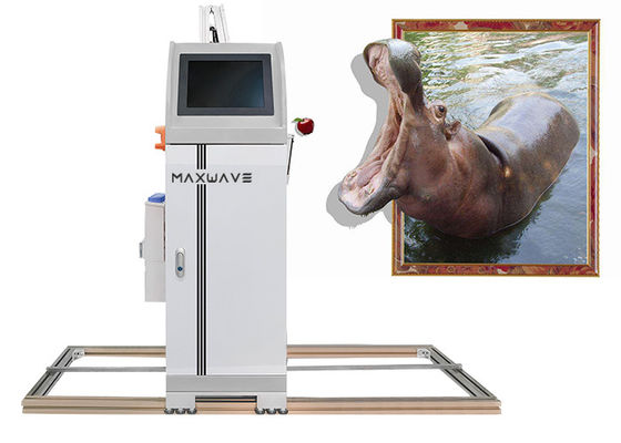Double Head 2880 Dpi Digital Wall Printing Machine With Touch Screen