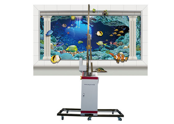 High Resolution ODM 540dpi Automatic Wall Inkjet Printer Emulsioni Paint Surface