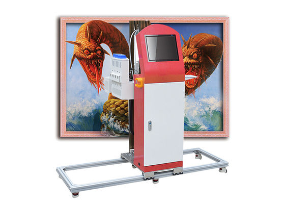 Single Head Dx7 3D Vertical Wall Painting Machine Printer Full Automatic