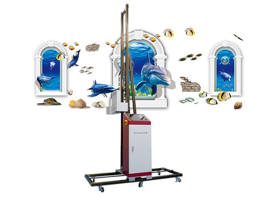 Multi Colors 720x720dpi Vertical Wall Painting Machine DX10 Head