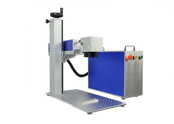 Portable 20w Fiber Laser Marking Machine 4500DPI Lift Platform