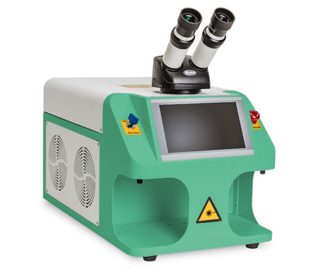 100J Gold Laser Welding Machine 8X Lens Water Cooling Single Phase