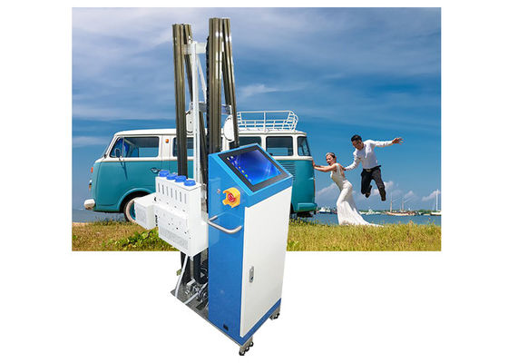 ODM Large LCD Screen 3m Height UV Wall Printer With Baking Lamp