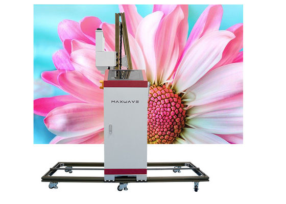 Self Guide Rail Direct Wall Inkjet Printer 8M2/H DC Brushless Servo
