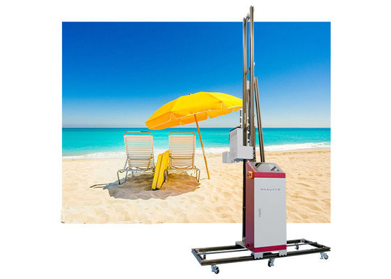 LCD Control 8m2/H Double DX7 Head 3D Wall Printing Machine