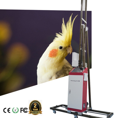 CMYKW 3D Vertical Direct To Wall Inkjet Printer